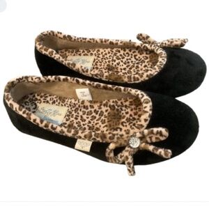 Pretty You London Black Ultra Comfort Charlotte Ballet Slipper  6.5 to 7.5 NWOT